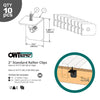 OWT - Rafter Clips IRONWOOD (10pk) (size options) OWT - Rafter Clips IRONWOOD (10pk) (size options)