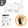 OWT - 8" Post to Beam Bolt Inline IRONWOOD 51737 OWT - 8" Post to Beam Bolt Inline IRONWOOD 51737