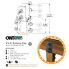 OWT - 4"x4″ Column Cap Hardware IRONWOOD 51778 OWT - 4"x4″ Column Cap Hardware IRONWOOD 51778