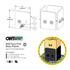 OWT - FAUX Post Base Kit IRONWOOD (size options) OWT - FAUX Post Base Kit IRONWOOD (size options)