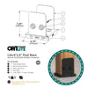 OWT - Post Base Kit LITE IRONWOOD OWT - Post Base Kit LITE IRONWOOD (size options)