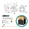 OWT - Post Base Kit LAREDO SUNSET (size options) OWT - Post Base Kit LAREDO SUNSET (size options)