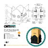 OWT - Post Base Kit LAREDO SUNSET (size options) OWT - Post Base Kit LAREDO SUNSET (size options)