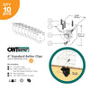 OWT - Rafter Clips LAREDO SUNSET (10pk) (size options) OWT - Rafter Clips LAREDO SUNSET (10pk) (size options)