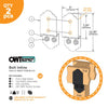OWT - 8" Post to Beam Bolt Inline LAREDO SUNSET 56637 OWT - 8" Post to Beam Bolt Inline LAREDO SUNSET 56637