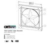 OWT - 15¼” x 15¼” Star Ornament Gate Accent OWT - 15¼” x 15¼” Star Ornament Gate Accent