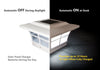 CLASSY CAPS 5x5 WHITE PVC PRESTIGE SOLAR POST CAP CLASSY CAPS 5x5 WHITE PVC PRESTIGE SOLAR POST CAP