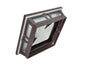 CLASSY CAPS 6x6 BROWN ALUMINUM OXFORD SOLAR POST CAP CLASSY CAPS 6x6 BROWN ALUMINUM OXFORD SOLAR POST CAP