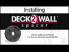Deck2wall Spacers (1 spacer) Deck2wall Spacers (1 spacer)