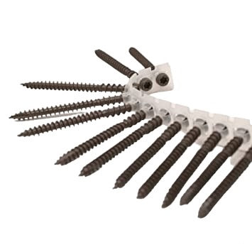 50 Pack 3/4 Taupe Ceramic Screws, for Aluminum Railing