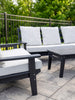 5-Piece HDPE Outdoor Patio Conversation Set – All-Weather Sofa, Chairs & Coffee Table