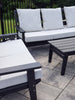 5-Piece HDPE Outdoor Patio Conversation Set – All-Weather Sofa, Chairs & Coffee Table