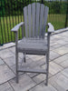 3-Piece HDPE Outdoor High-Top Bistro Set – All-Weather Patio Bar Table & Chairs
