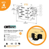 OWT - Beam Hanger Flush 6″-8″ LAREDO SUNSET (4pk)