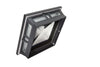 CLASSY CAPS 6x6 BLACK ALUMINUM OXFORD SOLAR POST CAP