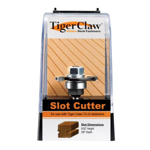 TigerClaw TC-G Slot Cutter Bit for 1/4″ router