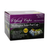 CLASSY CAPS 5x5/4x4/3.5x3.5 STAINED GLASS WELLINGTON SOLAR POST CAP